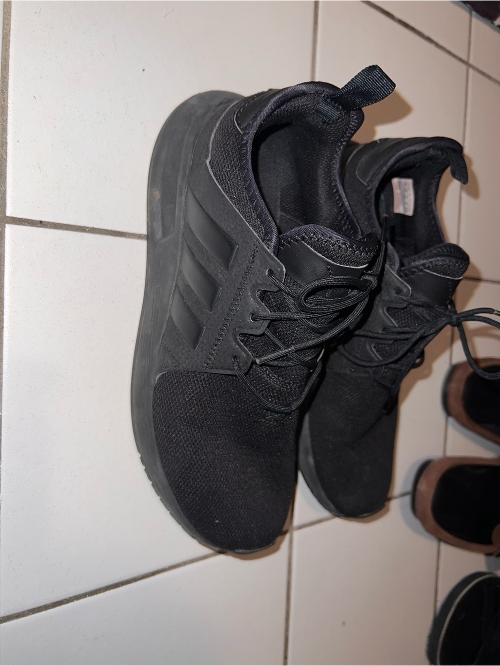 adidas Black Lightweight Runner Sneakers